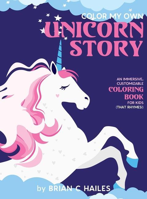 Carte Color My Own Unicorn Story 