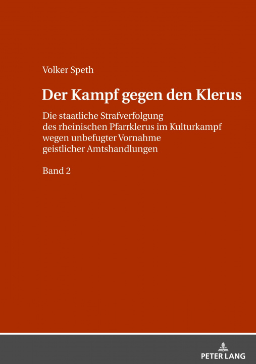 Книга Der Kampf Gegen Den Klerus Volker Speth