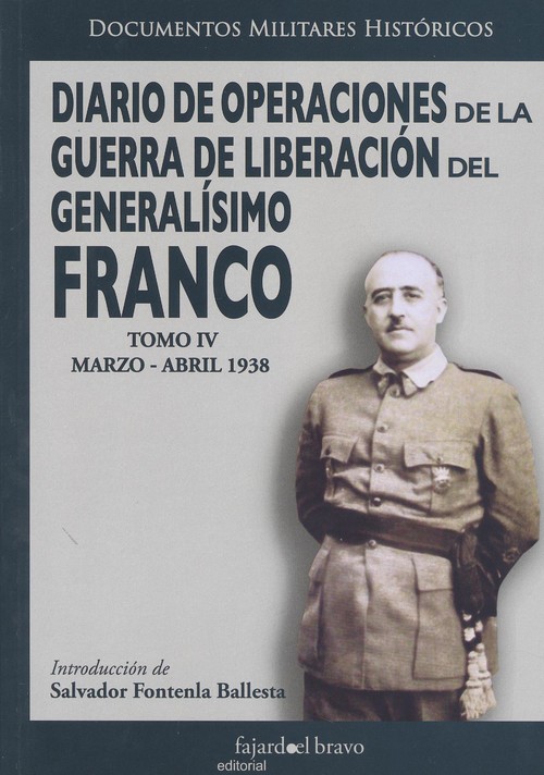 Carte Diario de operaciones de la guerra de liberación del Generalísimo Franco 
