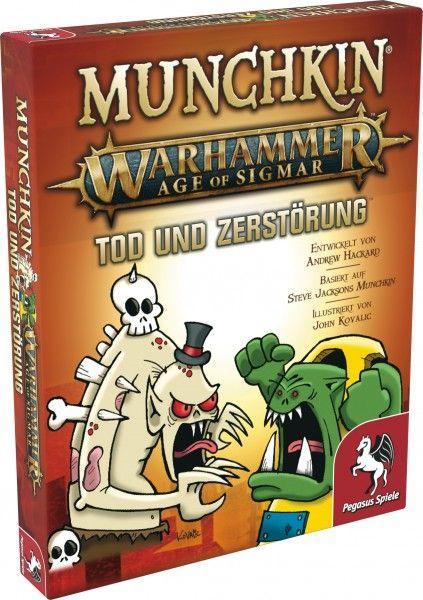Joc / Jucărie Munchkin Warhammer: Age of Sigmar - Tod und Zerstörung [Erweiterun] 
