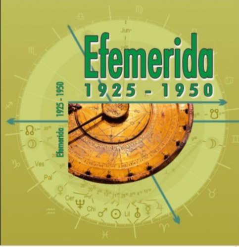 Kniha Efemerida 1925-1950 