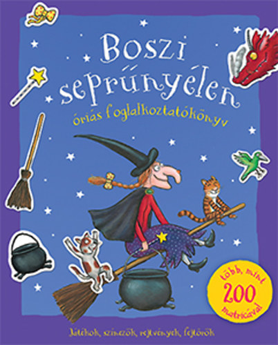 Βιβλίο Boszi seprűnyélen - óriás foglakoztató 