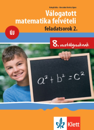 Książka Válogatott matematika felvételi feladatsorok 2. - 8. osztályosoknak Balogh Erika