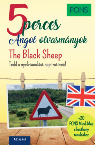 Carte PONS 5 perces angol olvasmányok - The Black Sheep Dominic Butler