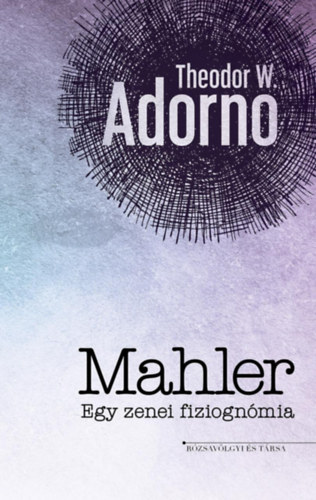 Livre Mahler Theodor W. Adorno