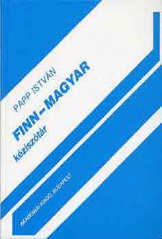 Knjiga Finn-magyar kéziszótár Papp István