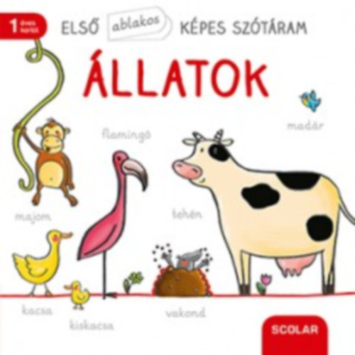 Könyv Első ablakos képes szótáram - Állatok 