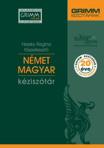 Knjiga Német-magyar kéziszótár Hessky Regina (szerk.)