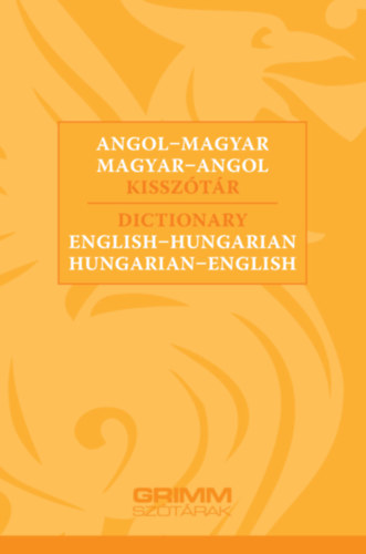 Kniha Angol-magyar, magyar-angol kisszótár 