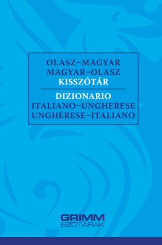 Kniha Olasz-magyar, Magyar-olasz kisszótár 