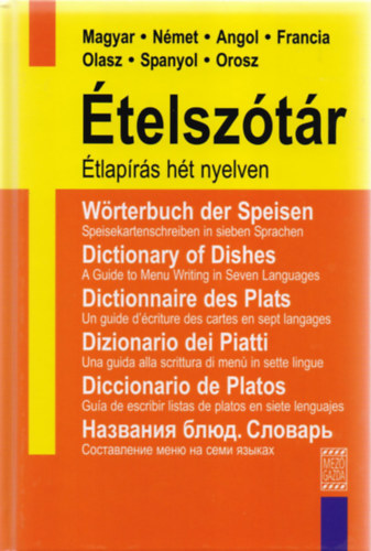 Knjiga Ételszótár Galla György (szerk.)
