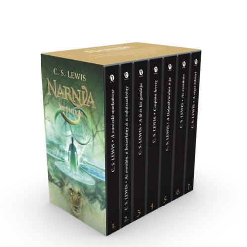 Книга Narnia krónikái - díszdobozos kiadás C. S. Lewis