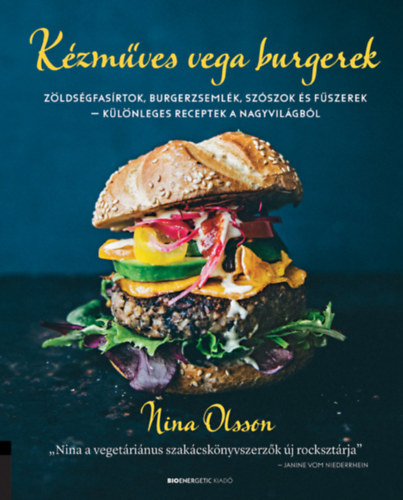 Kniha Kézműves vega burgerek Nina Olsson