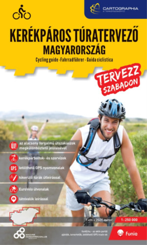 Knjiga Kerékpáros túratervező - Magyarország 