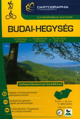 Book BUDAI-HEGYSÉG TURISTAKALAUZ 1:25 000 "SC" 