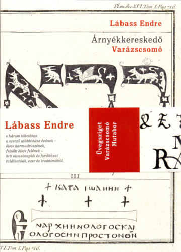 Carte Árnyékkereskedő, I-III. Lábass Endre