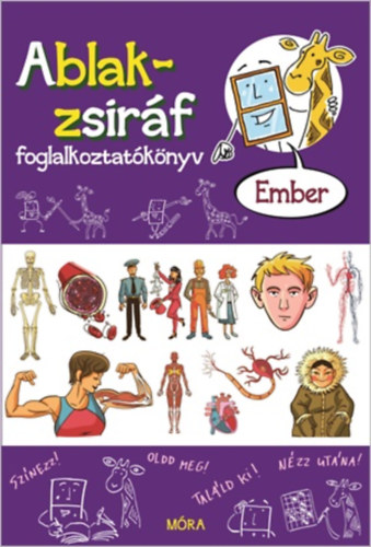 Book Ablak-zsiráf foglalkoztatókönyv - Ember 