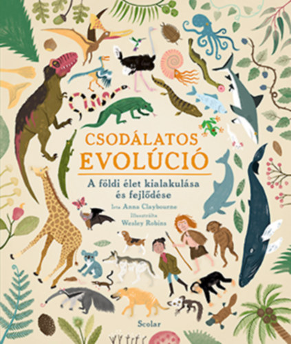 Book Csodálatos evolúció Anna Claybourne