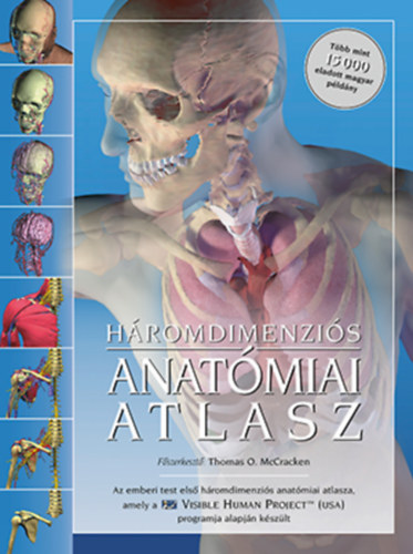 Knjiga Háromdimenziós anatómiai atlasz Thomas O. McCracken