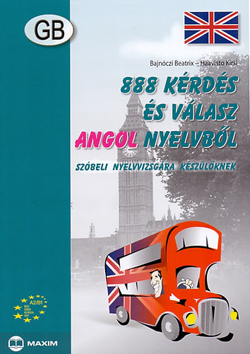 Könyv 888 kérdés és válasz angol nyelvből Bajnóczi Beatrix; Haavisto Kirsi