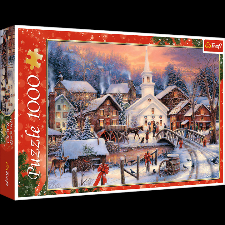 Gra/Zabawka Trefl Puzzle Bílé Vánoce / 1000 dílků 