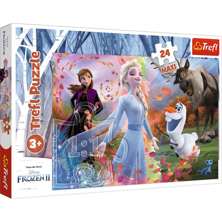 Játék Trefl Puzzle Frozen - Hledání dobrodružství / 24 dílků MAXI 