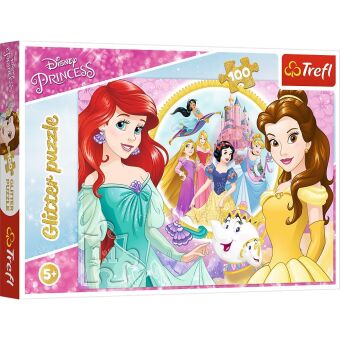 Hra/Hračka Třpytivé puzzle Disney princezny 