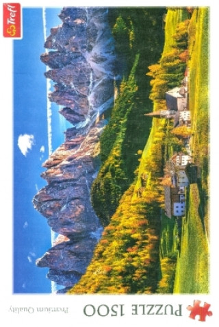 Gra/Zabawka Trefl Puzzle Údolí Val di Funes, Dolomity / 1500 dílků 