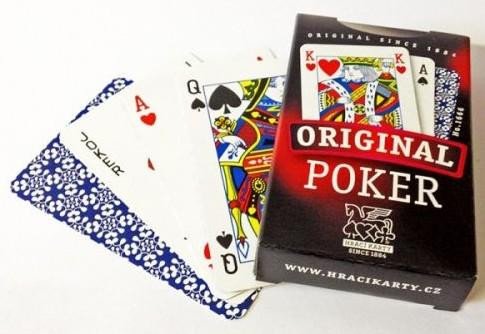 Tlačovina Poker - karty v papírové krabičce 