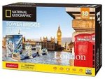 Joc / Jucărie Puzzle 3D National Geographic London Tower Bridge 