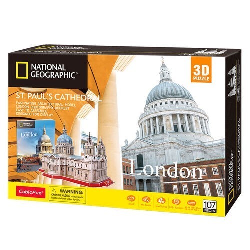 Книга Puzzle 3D National Geographic St. Paul's Cathedral 