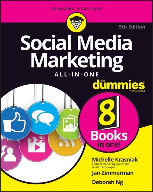Carte Social Media Marketing All-in-One For Dummies, 5th Edition Jan Zimmerman