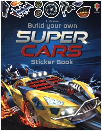 Knjiga Build Your Own Supercars Sticker Book SIMON TUDHOPE