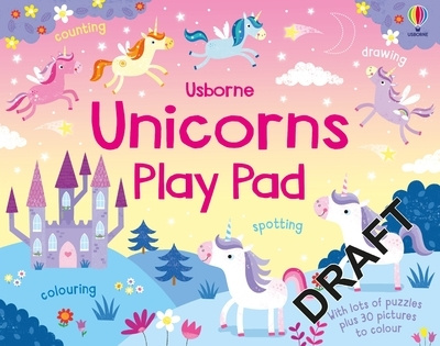 Kniha Unicorns Play Pad KIRSTEEN ROBSON