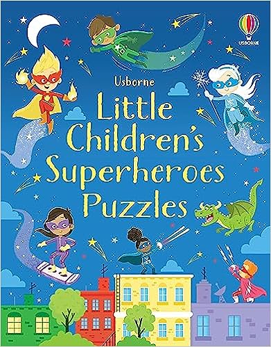 Книга Little Children's Superheroes Puzzles 