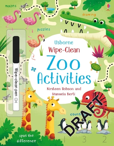 Kniha Wipe-Clean Zoo Activities KIRSTEEN ROBSON