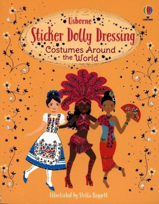 Kniha Sticker Dolly Dressing Costumes Around the World EMILY BONE
