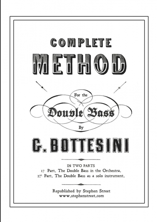 Buch Complete Method for the Contre-Basse (Double Bass) Giovanni Bottesini