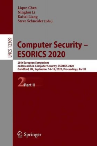 Książka Computer Security - ESORICS 2020 Steve Schneider