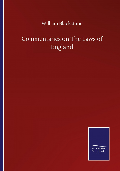 Kniha Commentaries on The Laws of England 