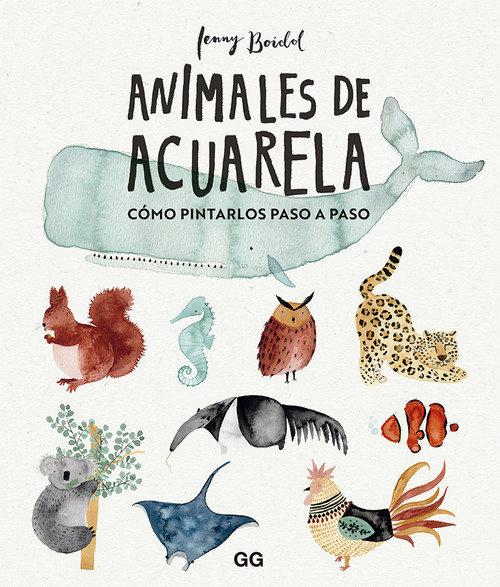 Kniha Animales de acuarela JENNY BOIDOL