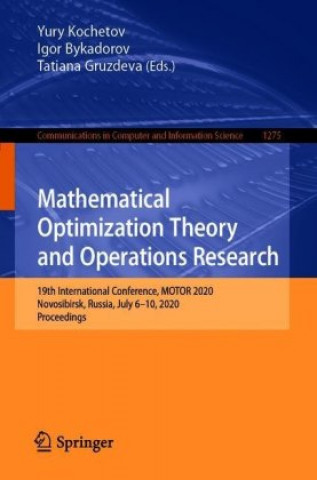 Boek Mathematical Optimization Theory and Operations Research Tatiana Gruzdeva