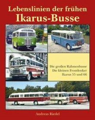Kniha Lebenslinien der frühen Ikarus-Busse 