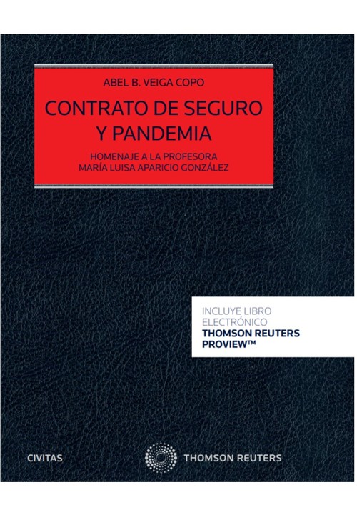 Carte Contrato de seguro y pandemia (Papel + e-book) ABEL B. VEIGA COPO