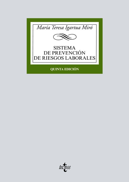 Kniha Sistema de prevención de riesgos laborales MARIA TERESA IGARTUA MIRO
