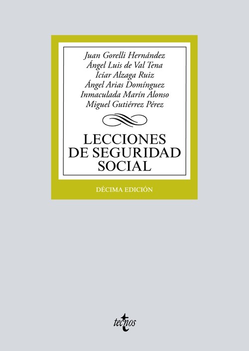 Книга Lecciones de Seguridad Social 