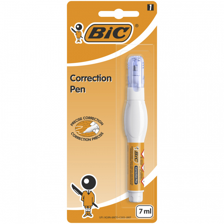 Książka Korektor Correction Pen BIC 7ml blister 1 szt 