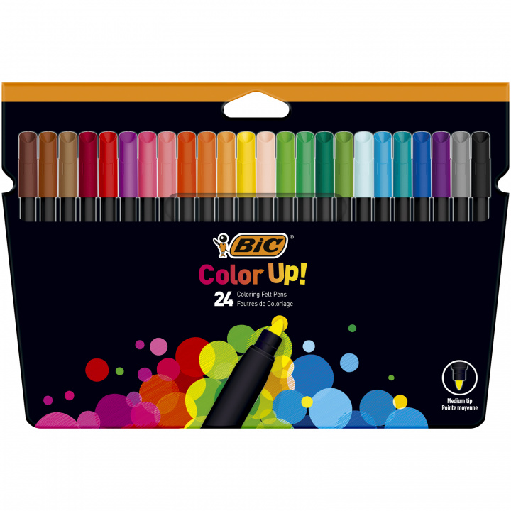 Carte Flamastry Color Up BIC 24 kolory 