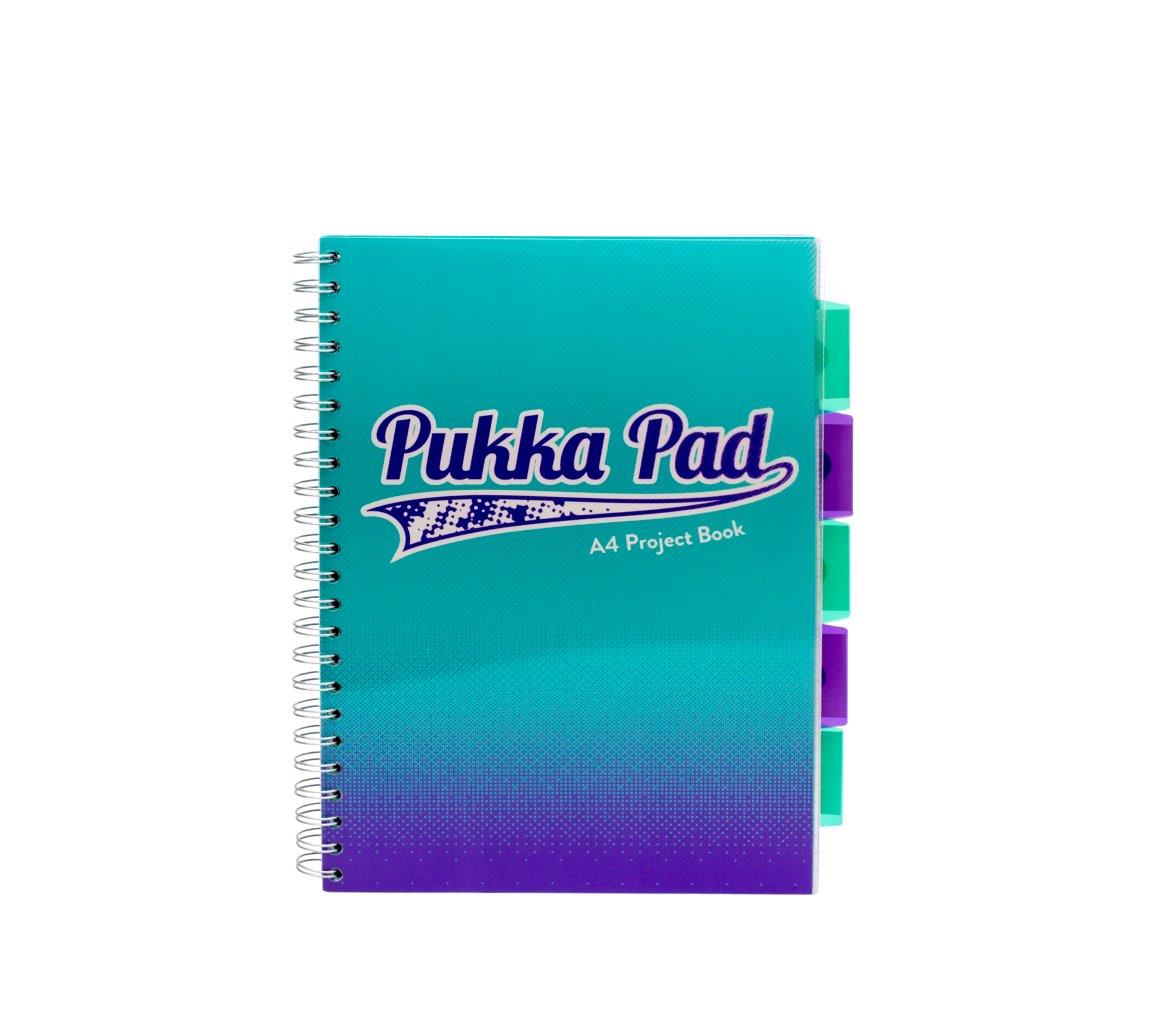 Könyv Kołozeszyt Pukka Pad A4 Fusion Project Book turkusowy 