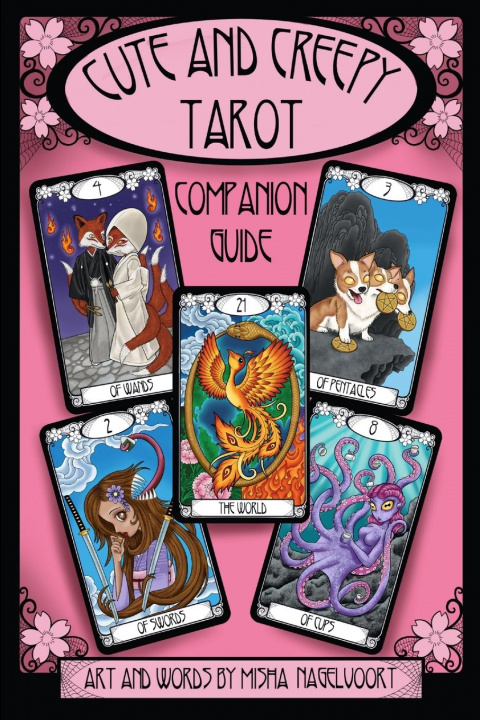 Kniha Cute and Creepy Tarot Companion Guidebook Misha Nagelvoort